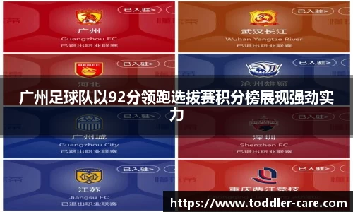 广州足球队以92分领跑选拔赛积分榜展现强劲实力